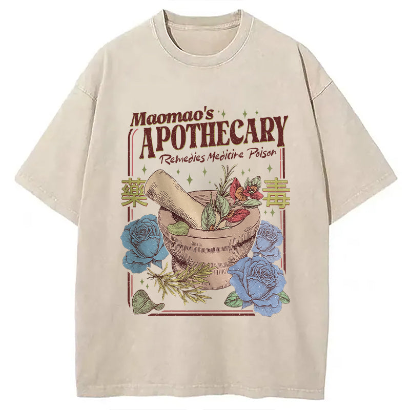 bbb Mao Mao's Apothecary Poisons Washed T-Shirt