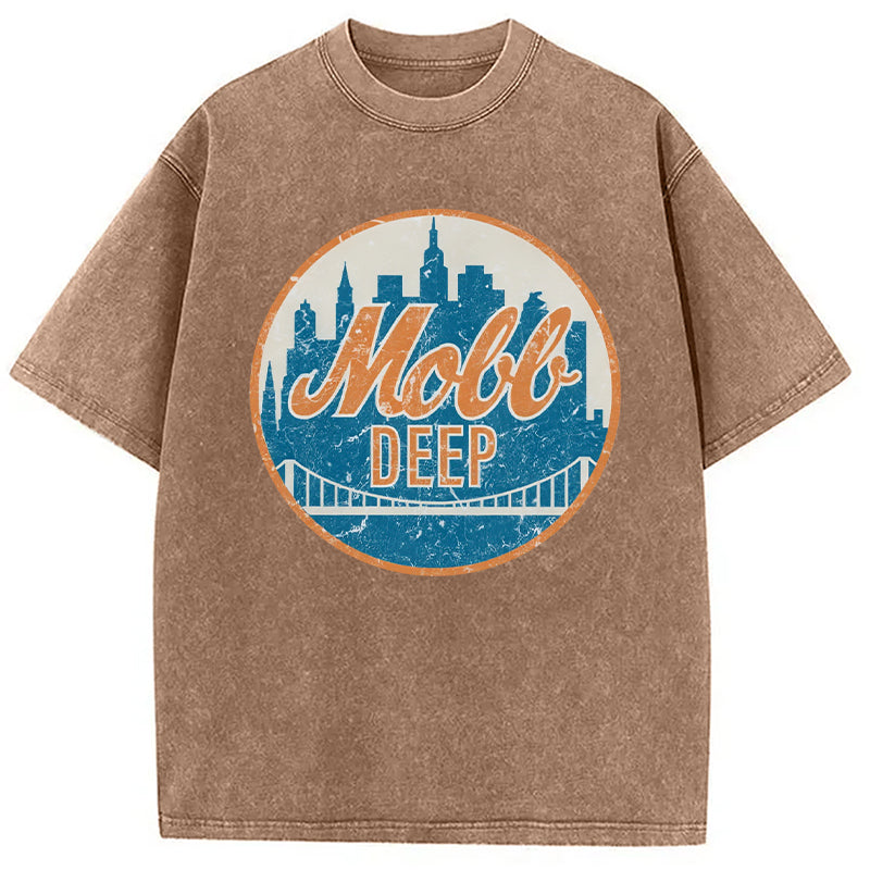bbb Mobb Deep Queens New York Vintage Washed T-Shirt