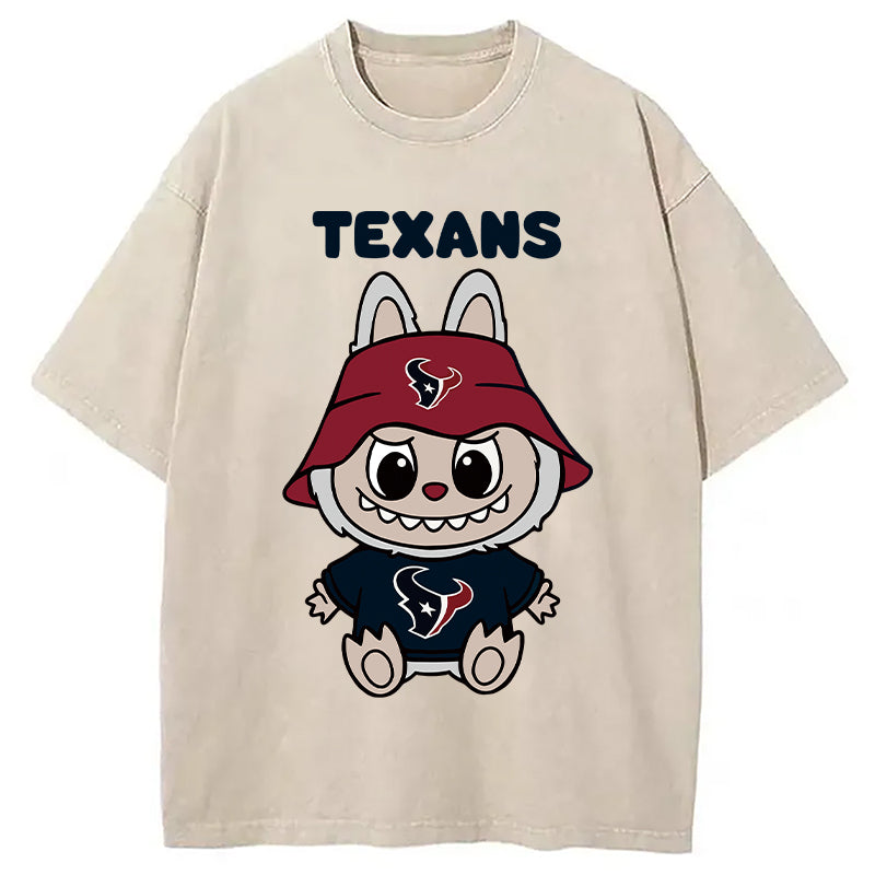 bbb Labubu Doll Monster Washed T-Shirt