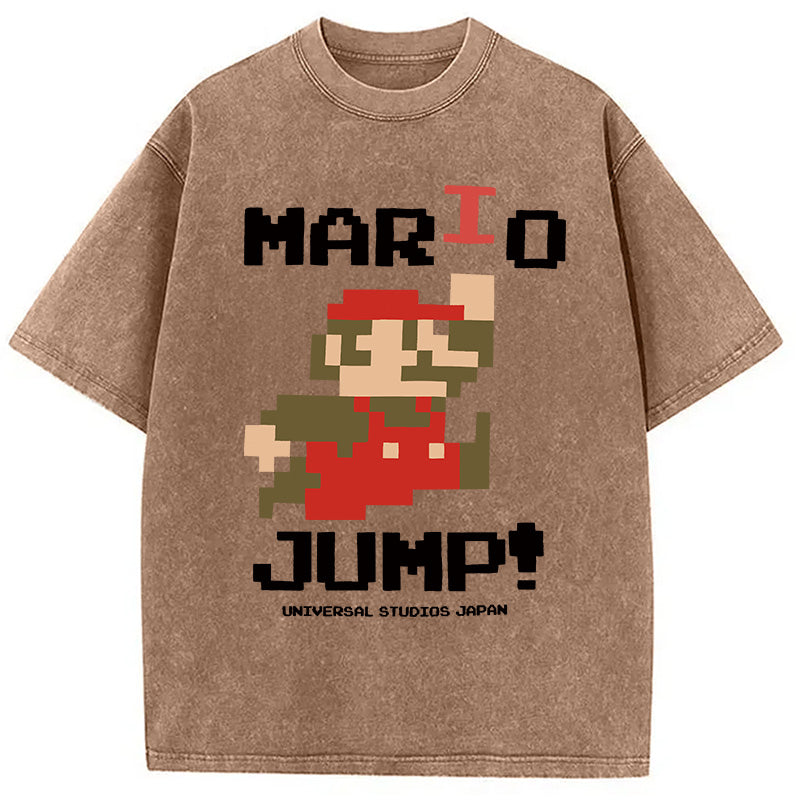 bbb Nintendo Mario Jump Washed T-Shirt