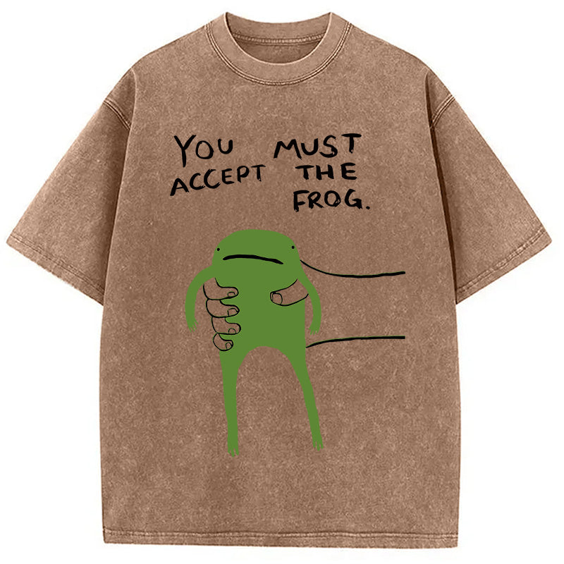 bbb Give You Frog Washed T-Shirt