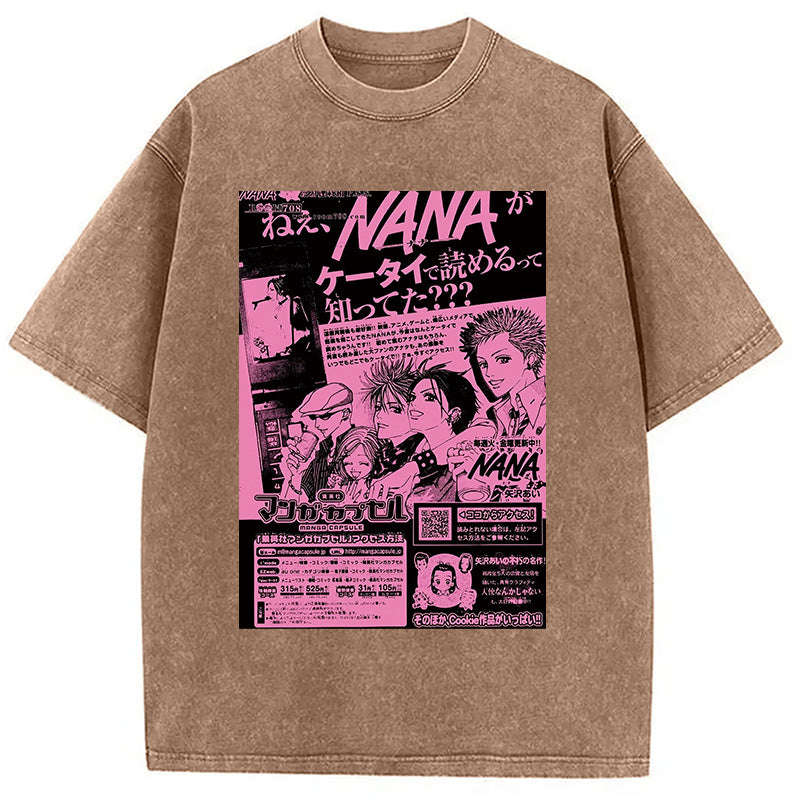 bbb Nana Black Stone Washed T-Shirt