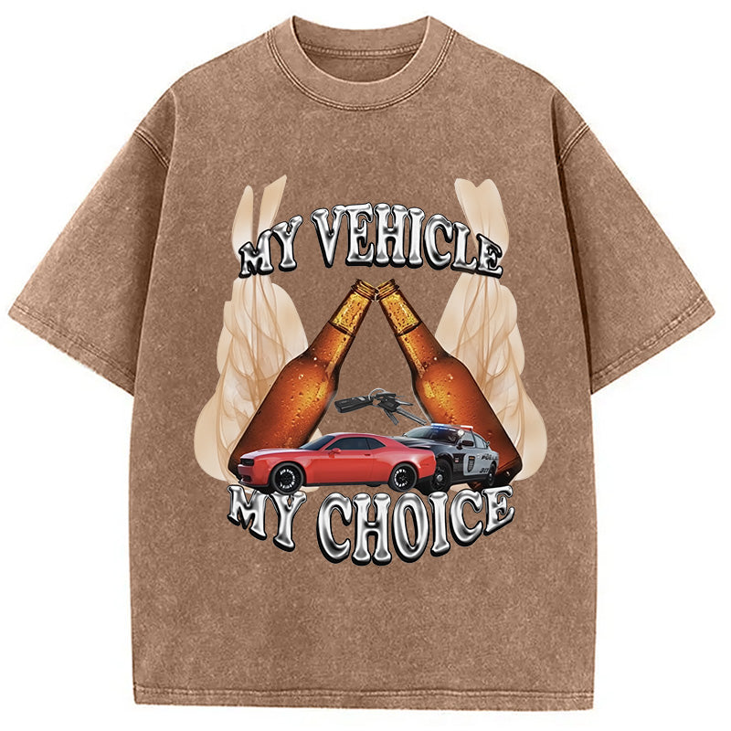 bbb My Vehicle My Choice Washed T-Shirt