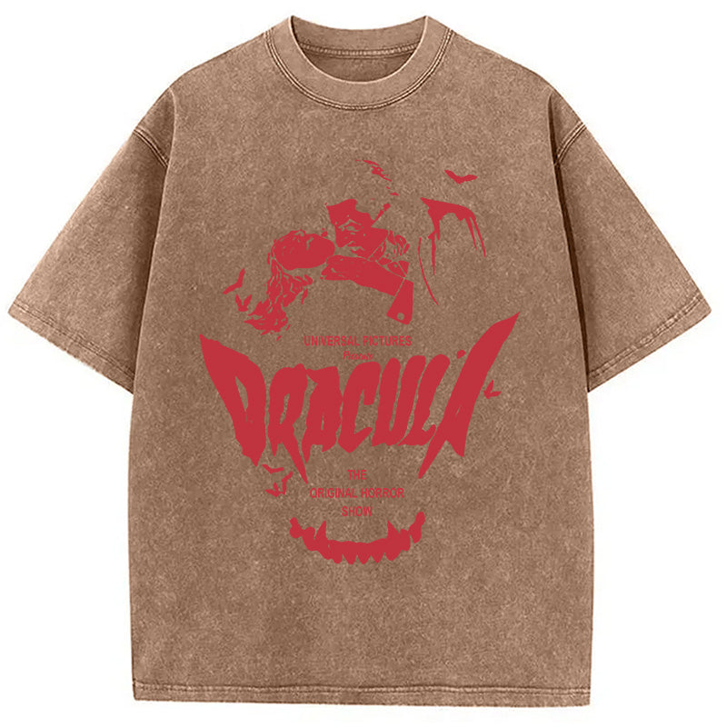bbb Dracula Horror Washed T-Shirt