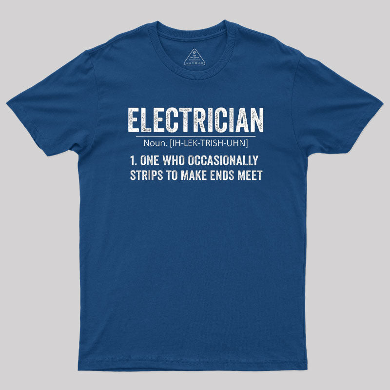Electrical Engineer Technician Funny Definition  T-Shirt