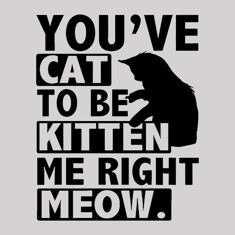 You've Cat To Be Kitten Me Right Meow  T-Shirt