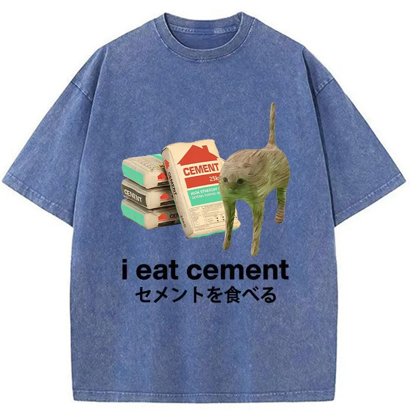 bbb I Eat Cement Washed T-Shirt