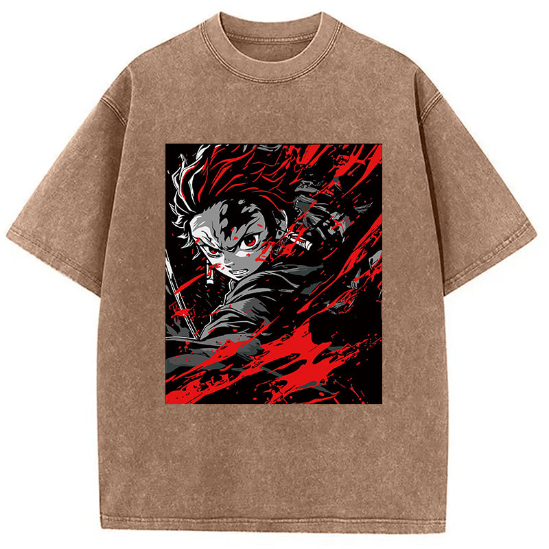 bbb Demon Slayer Daring Duels Washed T-Shirt