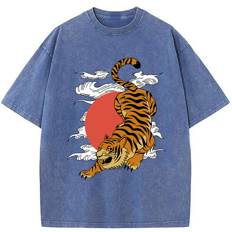 bbb Japanese Fierce Tiger Washed T-Shirt