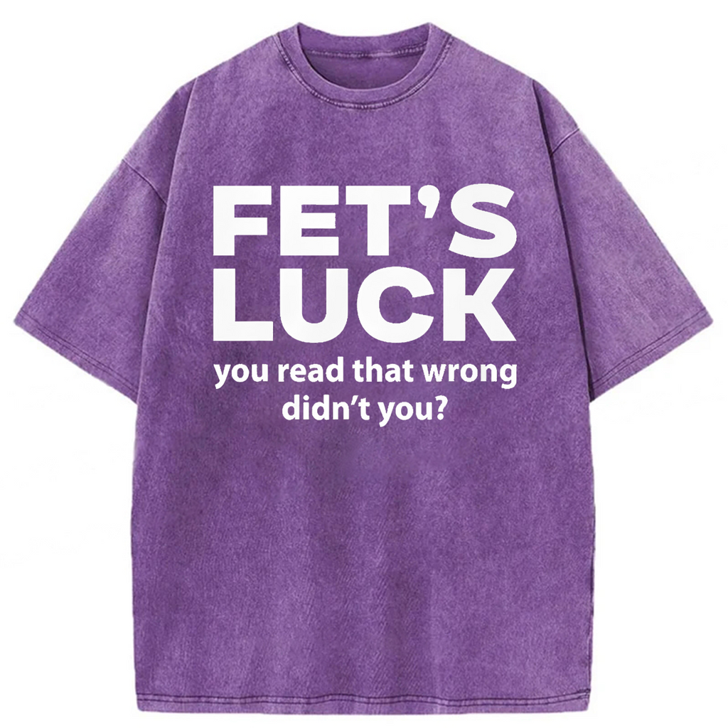 bbb Fet's Luck Washed T-shirt