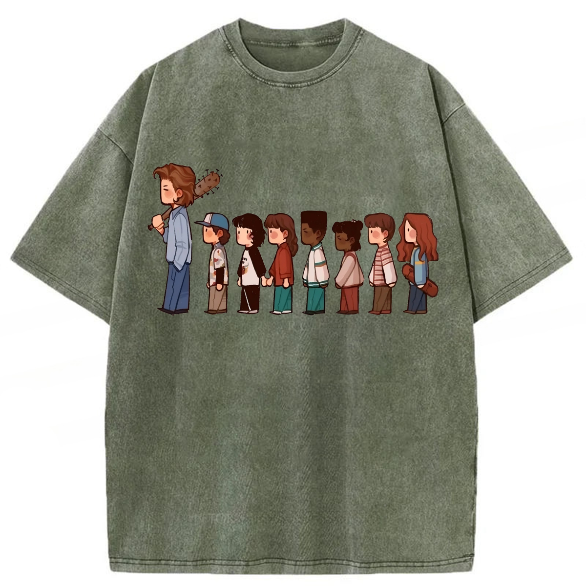 bbb Stranger Things Walking Washed T-shirt