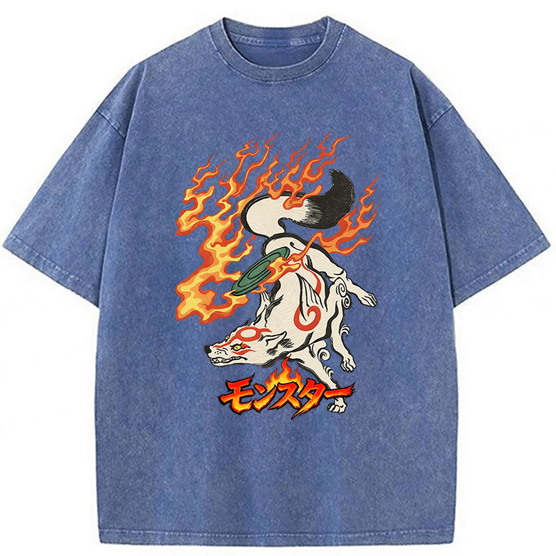bbb Tokyo Japanese-style Yokai Washed T-shirt