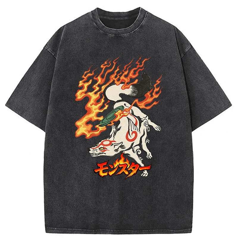 bbb Tokyo Japanese-style Yokai Washed T-shirt