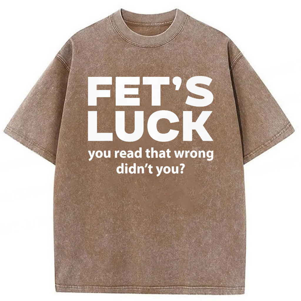 bbb Fet's Luck Washed T-shirt