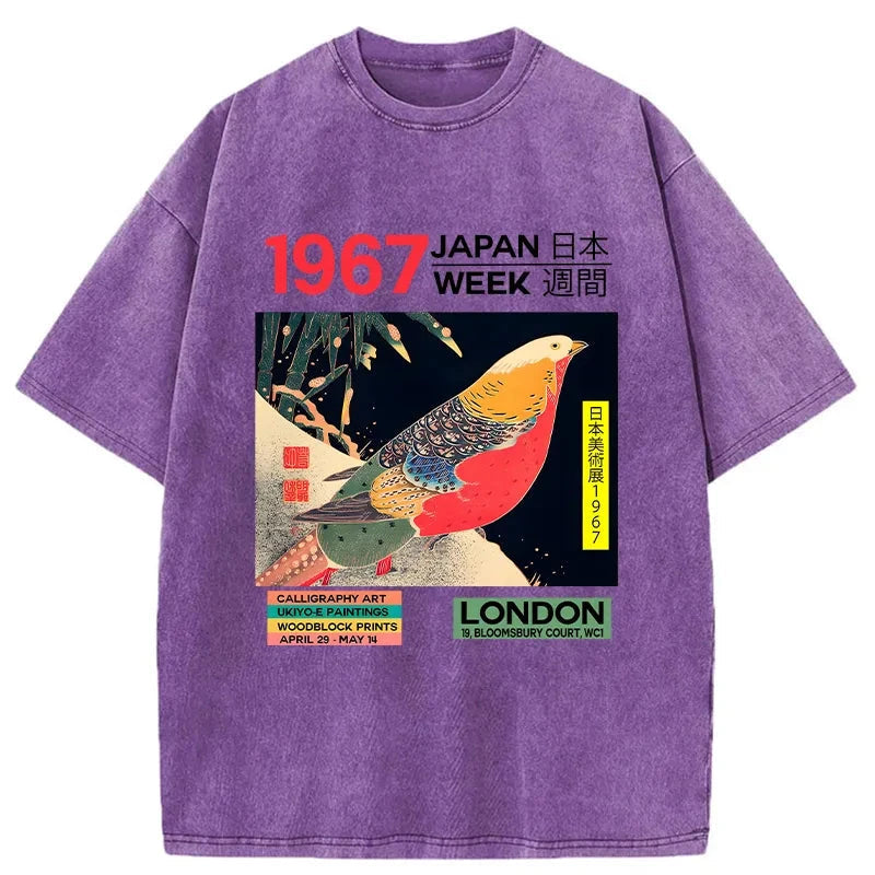 bbb Art Studio Exhibition Japanese Washed T-Shirt