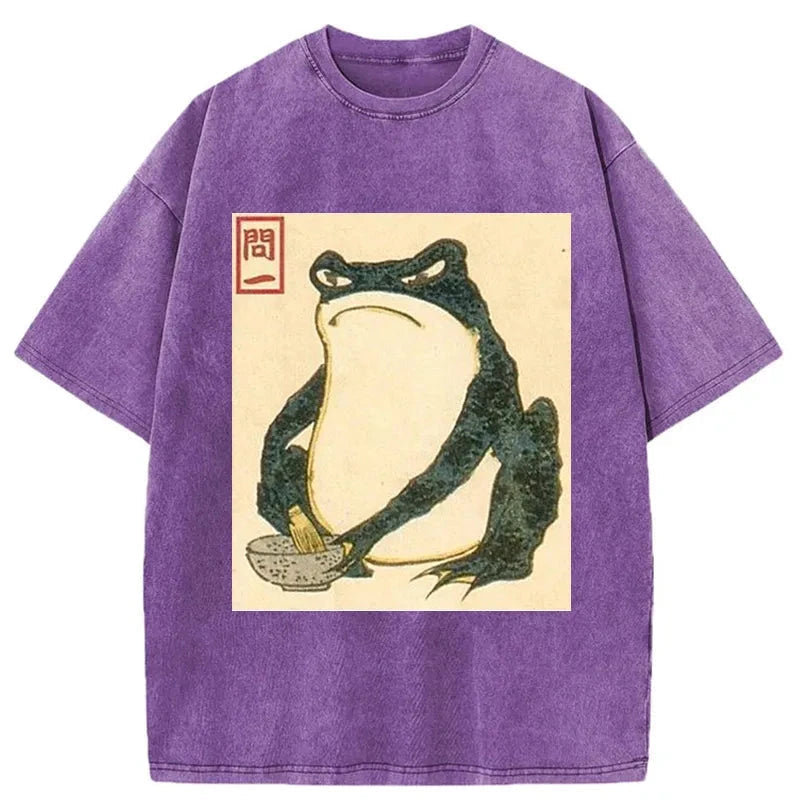 bbb Matsumoto Hoji Japanese Frog Washed T-Shirt