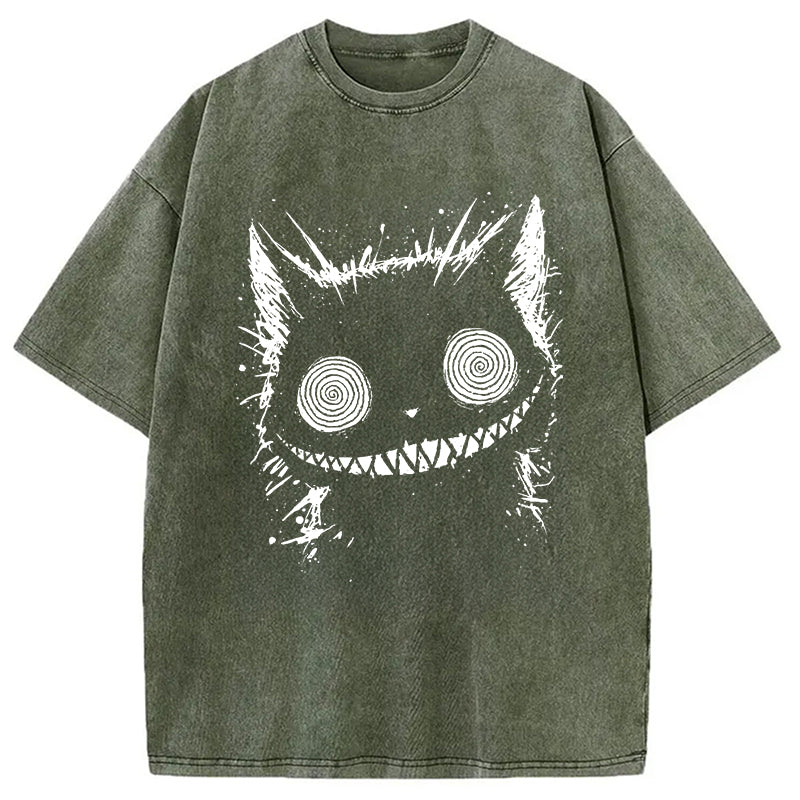bbb Creepy Cheshire Cat Washed T-Shirt