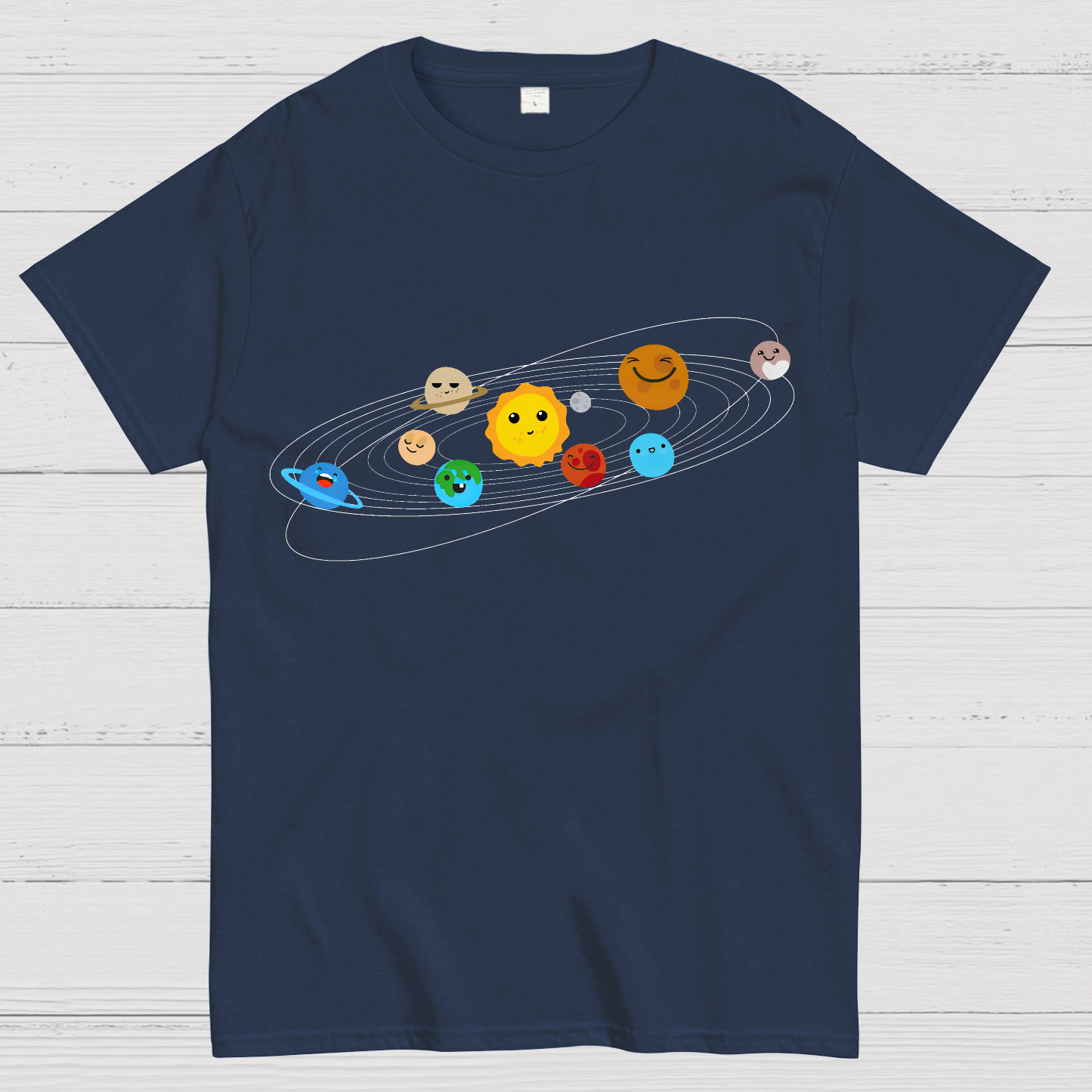 Solar System Nerdy T-Shirt