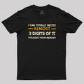 3 Digits Of Pi  T-Shirt