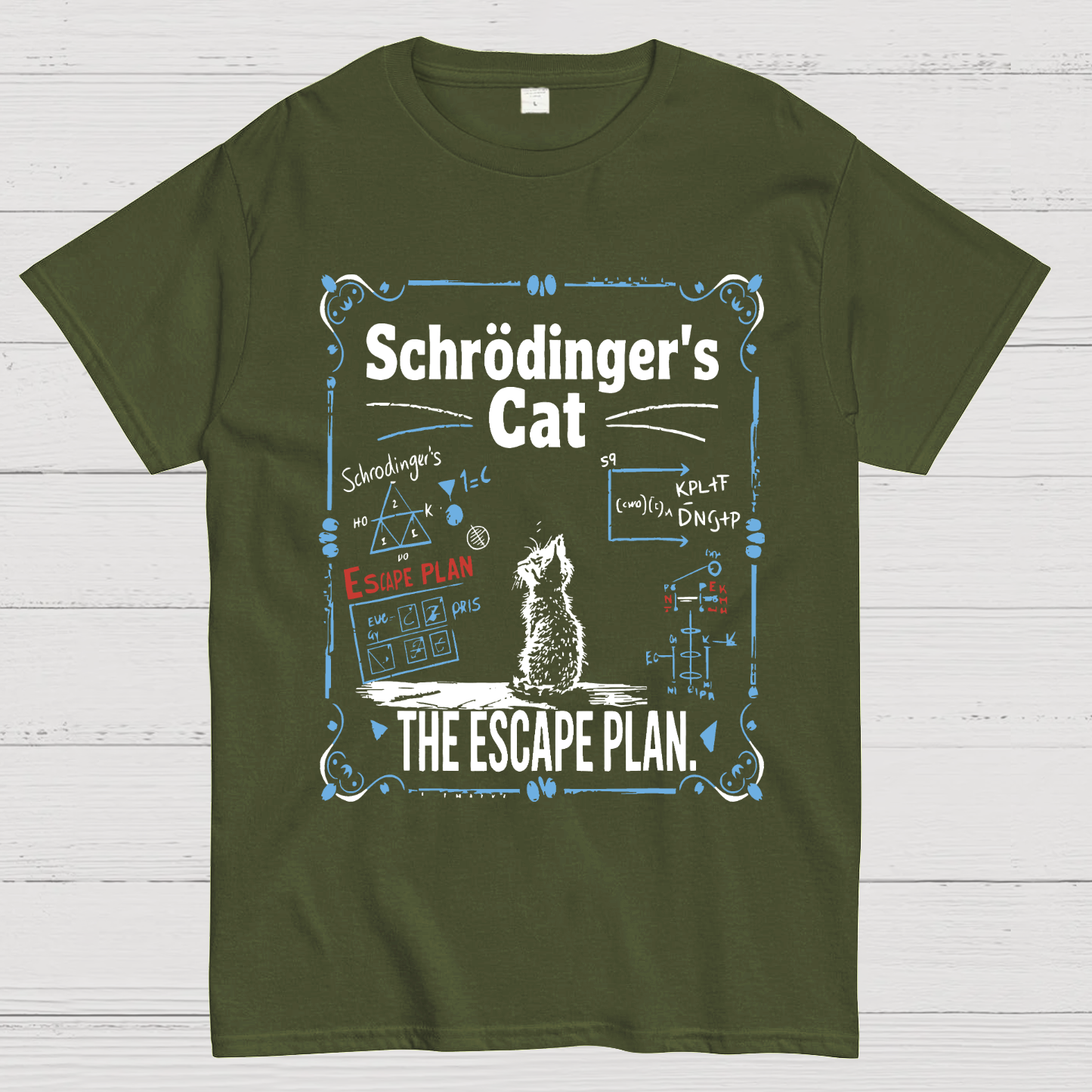 Schrödinger's Cat The Escape Plan  T-Shirt