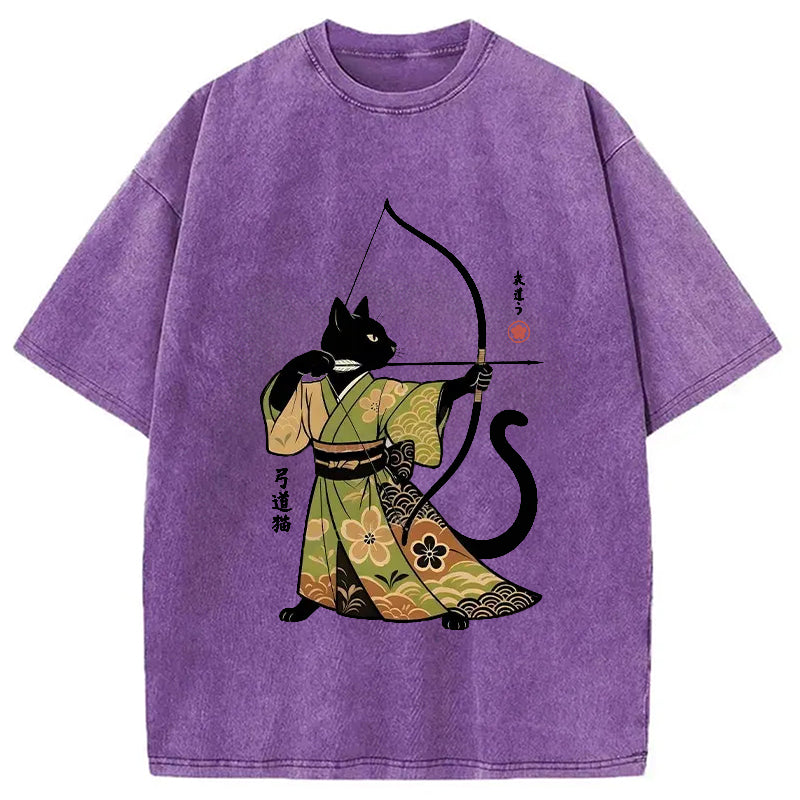 bbb Japan Cat Archery Washed T-Shirt