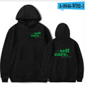 Warm Unisex Hoodie - Pullover, Cotton Blend, For Winter