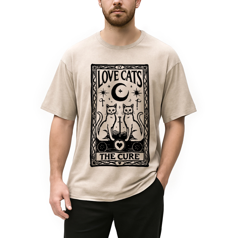 bbb The Cure - Love Cats Washed T-Shirt