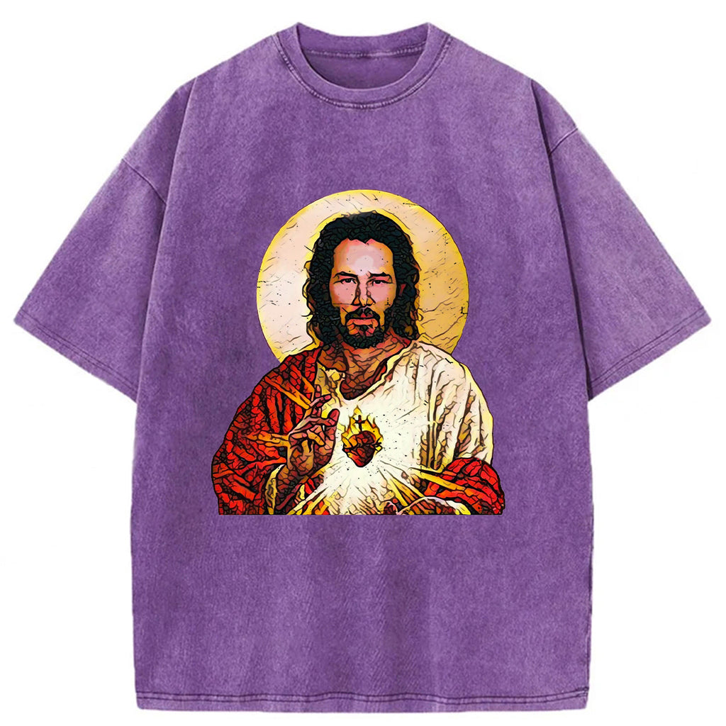 bbb Holy Keanu Washed T-shirt