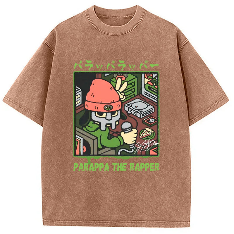 bbb PaRappa the Rapper MF DOOM Washed T-Shirt