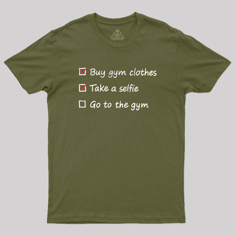 Gym Checklist  T-Shirt