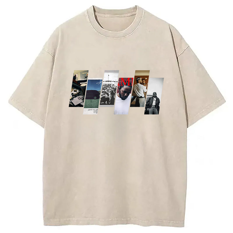 bbb Kendrick Lamar Albums Washed T-Shirt