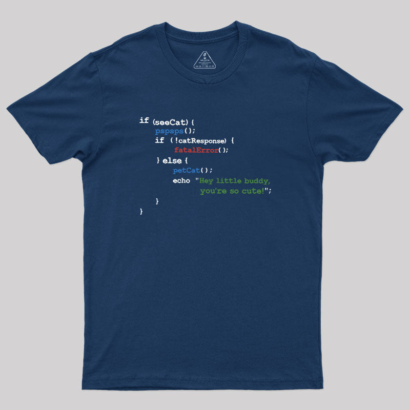 If See Cat Code  T-Shirt