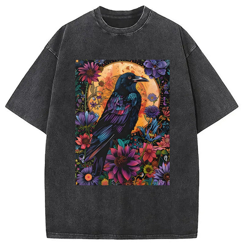 bbb Mandala Crow Washed T-Shirt