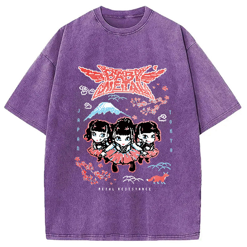 bbb Babymetal Tokyo Washed T-Shirt