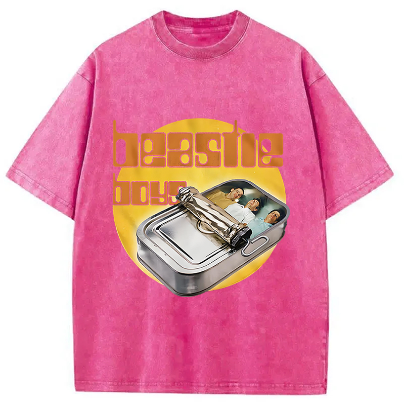 bbb Hello Nasty Beastie Boys Hiphop Washed T-Shirt