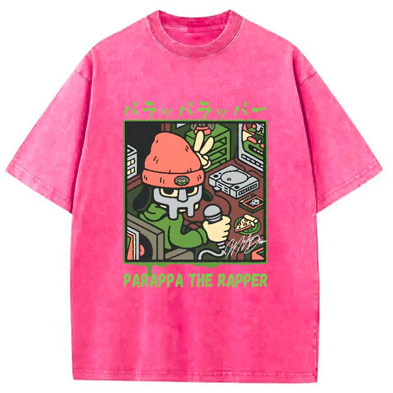bbb PaRappa the Rapper MF DOOM Washed T-Shirt