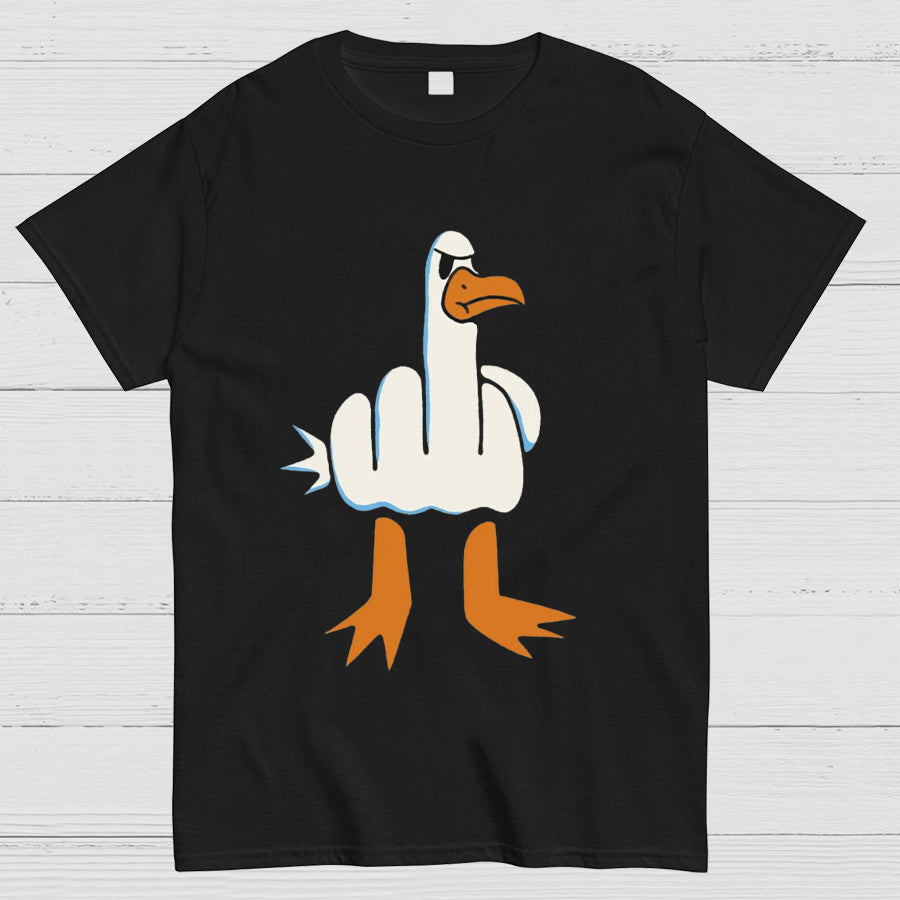 Rude Seagull Design Funny y T-Shirt