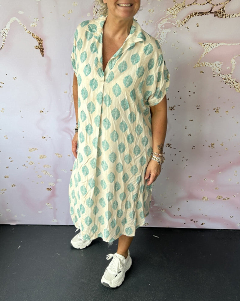 Plus Size Women's Summer Dress, Airy Loose Fit with Breathable Fabric, Available in Natural Colors S to 3XL