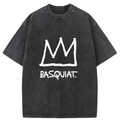 bbb Jean Michel Basquiat Crown Washed T-Shirt
