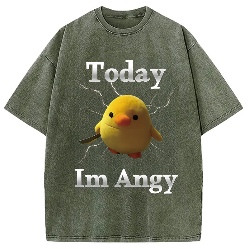 bbb Today I'm Angry Washed T-Shirt