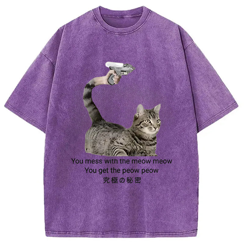 bbb Cat's Secret Weapon Washed T-Shirt