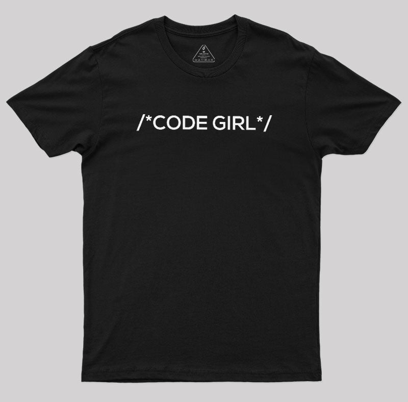 Coder Girl Programmer  T-Shirt