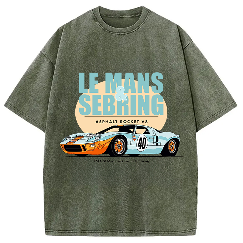 bbb Won At Le Mans & Sebring Washed T-Shirt