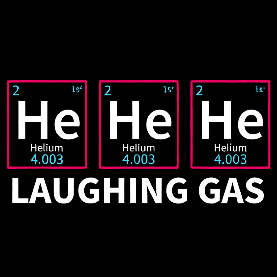 Laughing Gas Periodic Table of Elements y T-Shirt