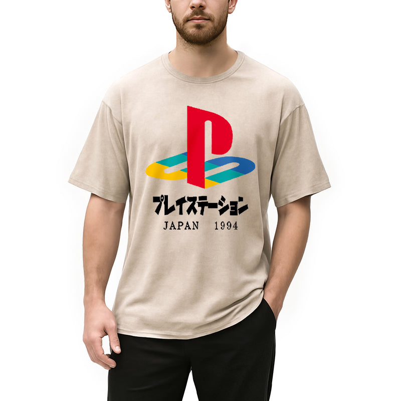 bbb Sony Playstation Japanese Washed T-Shirt