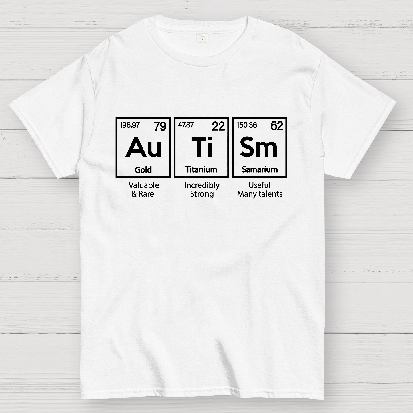 Autism Awareness Elements Periodic  T-Shirt