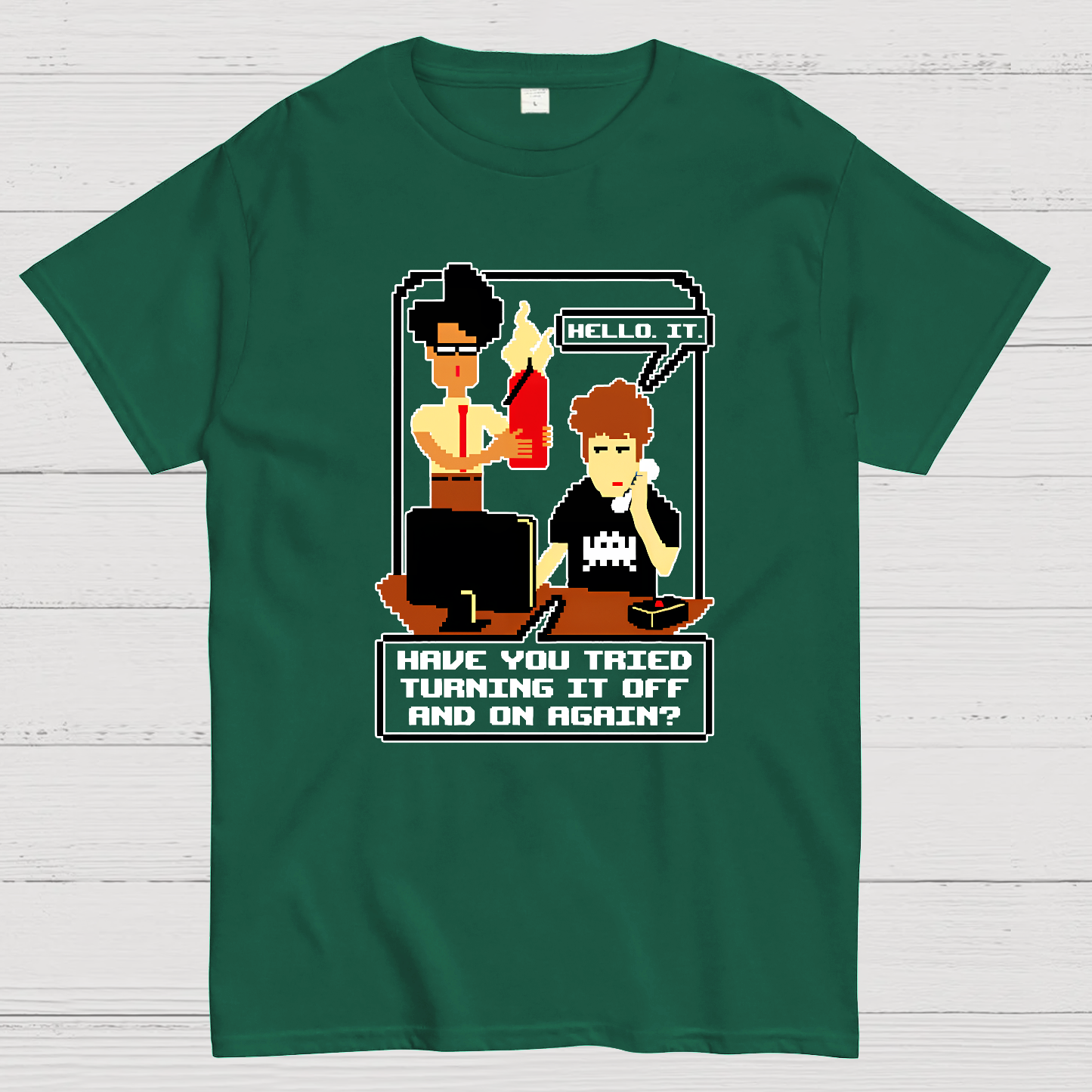 Tech Support Sitcoms - Funny Catchphrases  T-Shirt