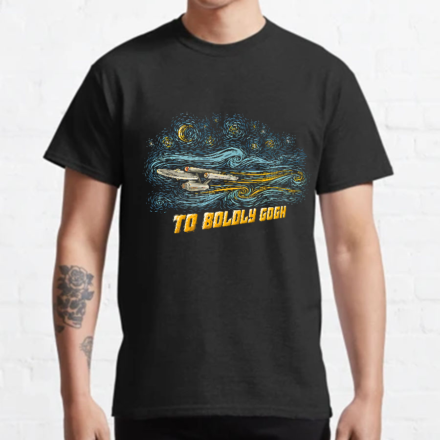 To Boldly Gogh Nerd T-Shirt