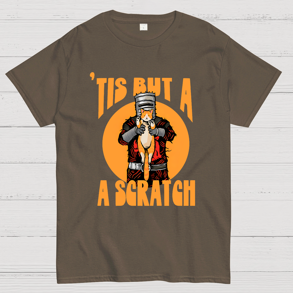 Tis But A Scratch The Black Knight Vs Cat Knight & Kitten  T-Shirt