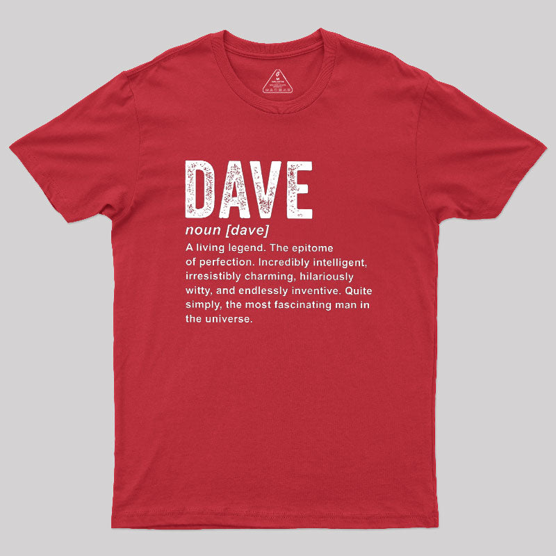 Dave Definition Funny Dave  T-Shirt